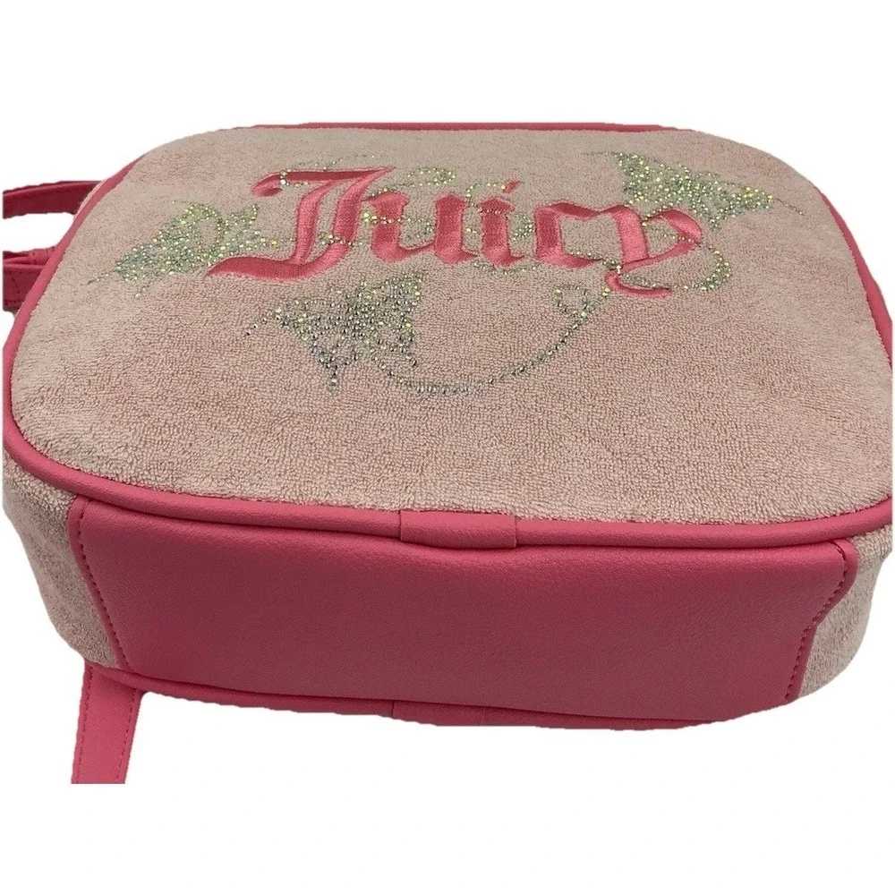 Juicy Couture Wingin It Crossbody Camera Bag Butterfly Design Pink Diamond NWT
